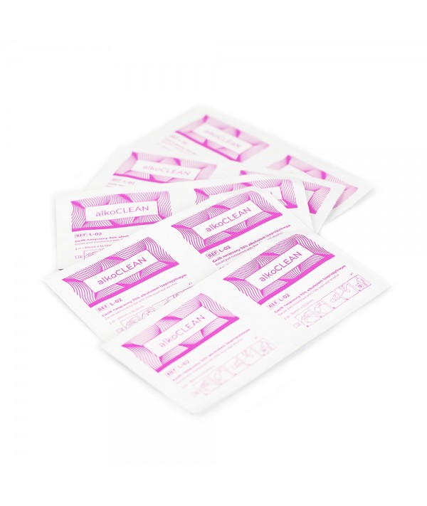 Sterile swabs to disinfect the skin before the procedure - 100pcs ...