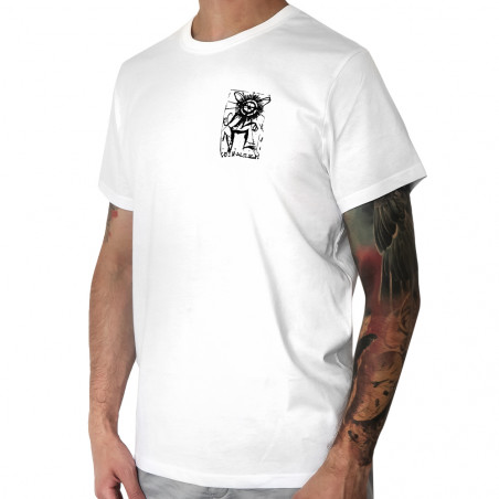 T-Shirt-Tattoo-Kunst-Kunst-kosewski-x- kwadron -weiß