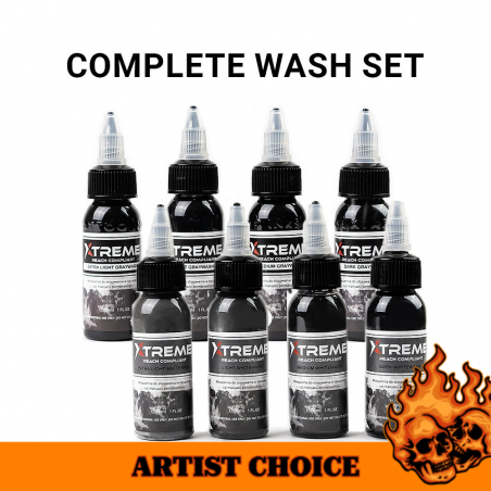 Xtreme Ink - Complete Wash Set - 8x30ml